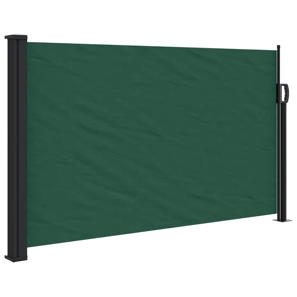 Vidaxx ausziehbarer Windschutz 120x600 cm dunkelgrün