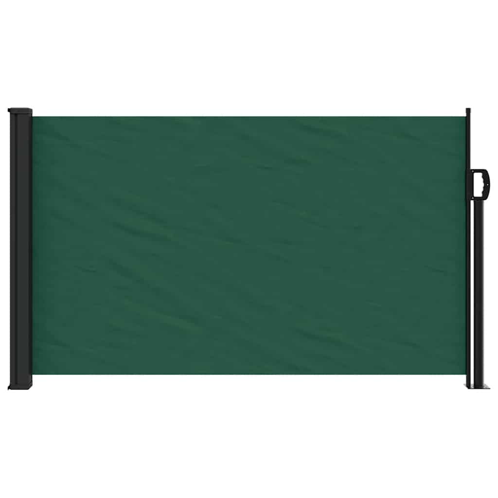 Vidaxx ausziehbarer Windschutz 120x600 cm dunkelgrün