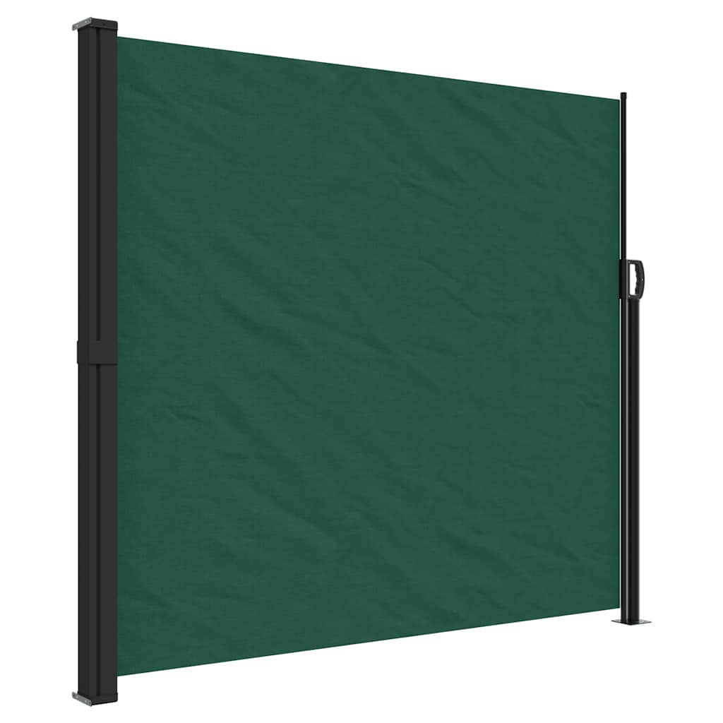 Vidaxx ausziehbarer Gartenschirm 180x600 cm dunkelgrün