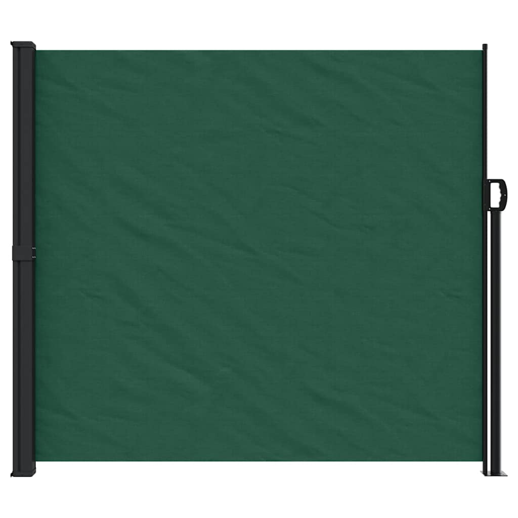 Vidaxx ausziehbarer Gartenschirm 180x600 cm dunkelgrün