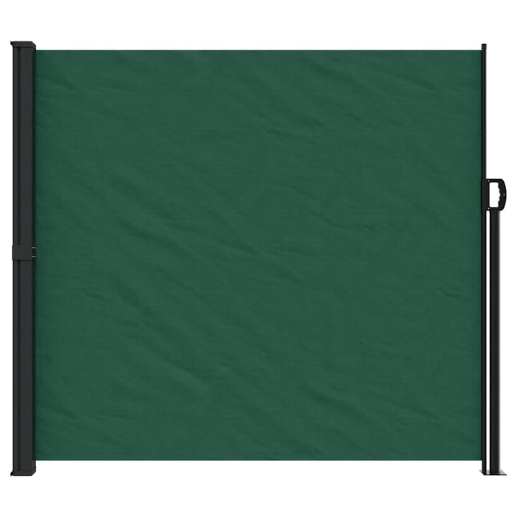 Vidaxx ausziehbarer Gartenschirm 180x600 cm dunkelgrün