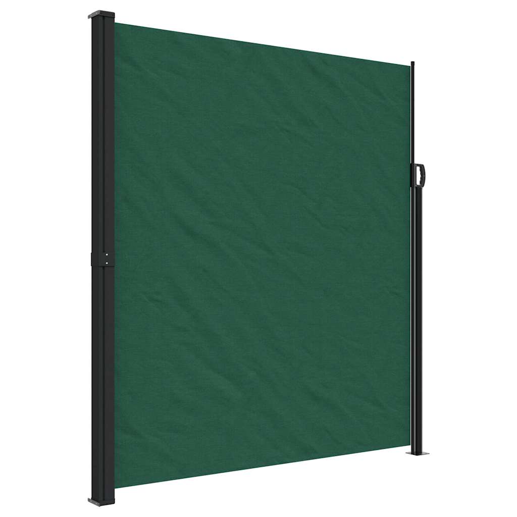 Vidaxx ausziehbarer Windschutz 220x600 cm dunkelgrün