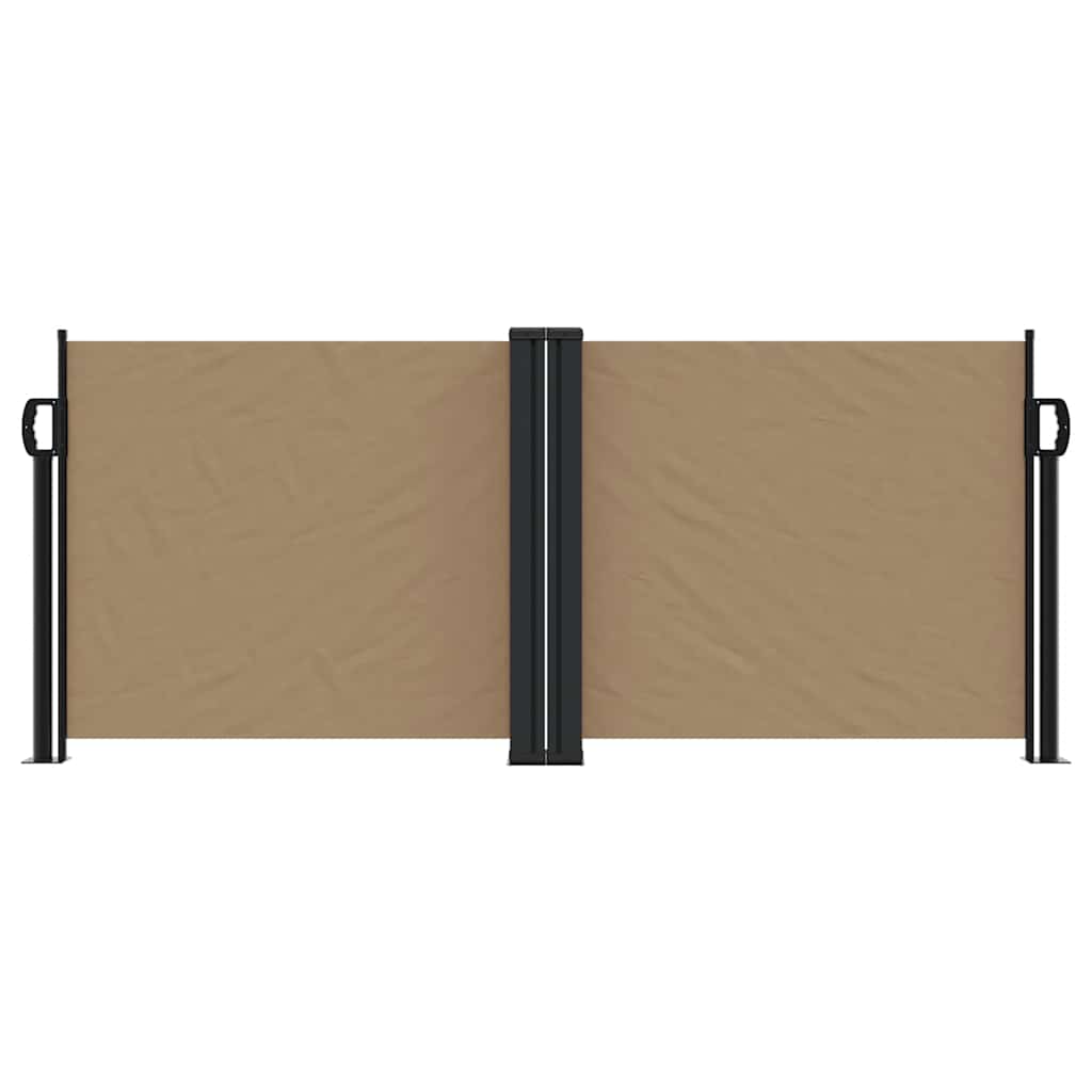 Vidaxl Windschutzscheibe 100x600 cm Taupe