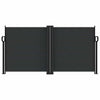Vidaxl Windschutzscheibe ausziehbar 120 x 600 cm schwarz