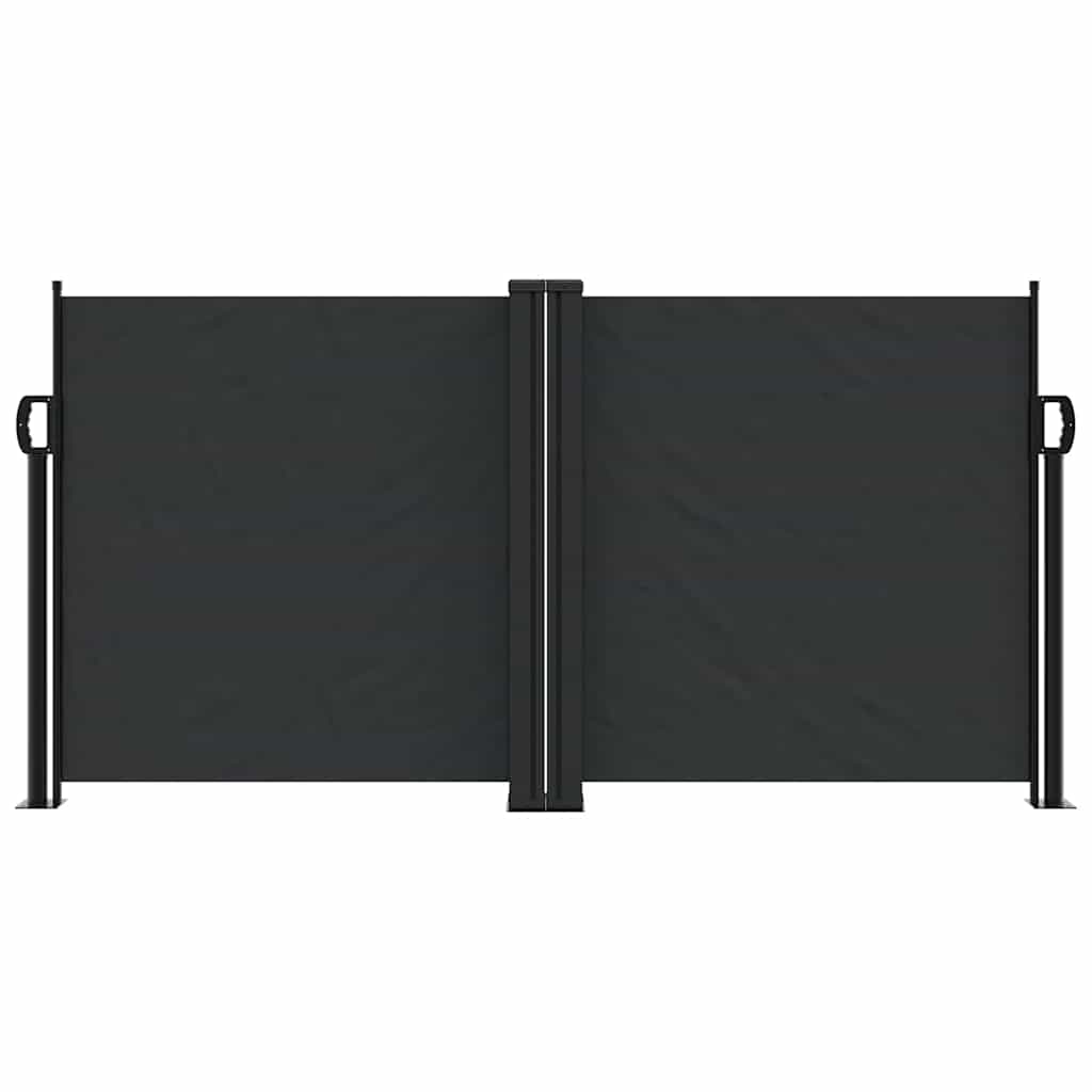 Vidaxl Windschutzscheibe ausziehbar 120 x 600 cm schwarz