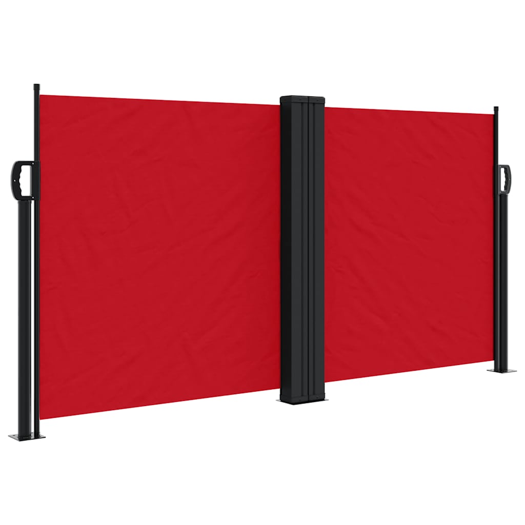 Vidaxl Windschutzscheibe ausziehbar 120 x 600 cm rot