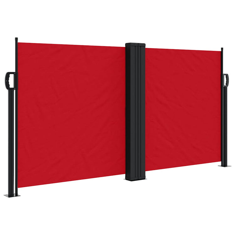 Vidaxl Windschutzscheibe ausziehbar 120 x 600 cm rot