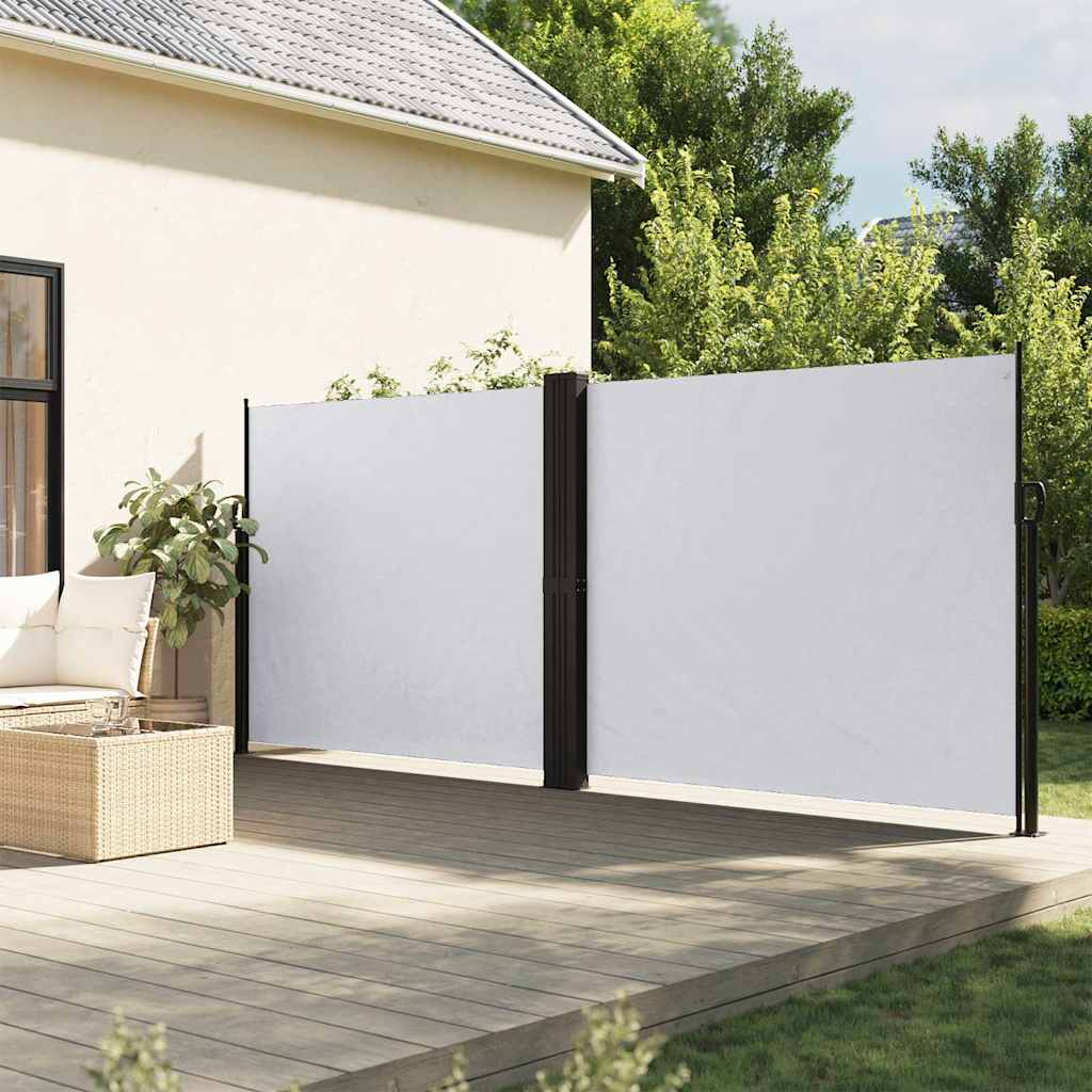 VIDAXL -Windschutzscheibe ausziell 160 x 600 cm weiß