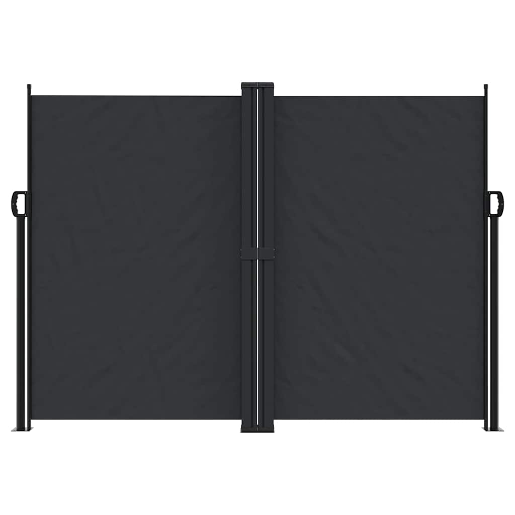 Vidaxl Windschutzscheibe ausziehbar 180 x 600 cm schwarz