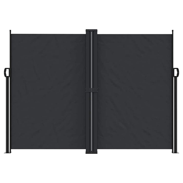 Vidaxl Windschutzscheibe ausziehbar 180 x 600 cm schwarz
