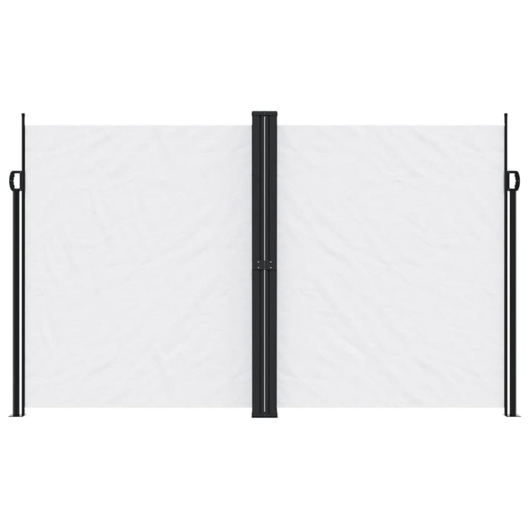 VIDAXL -Windschutzscheibe aus erweiterbares 200x600 cm weiß