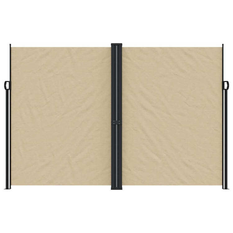 VIDAXL -Windschutzscheibe ausziell 220x600 cm Beige