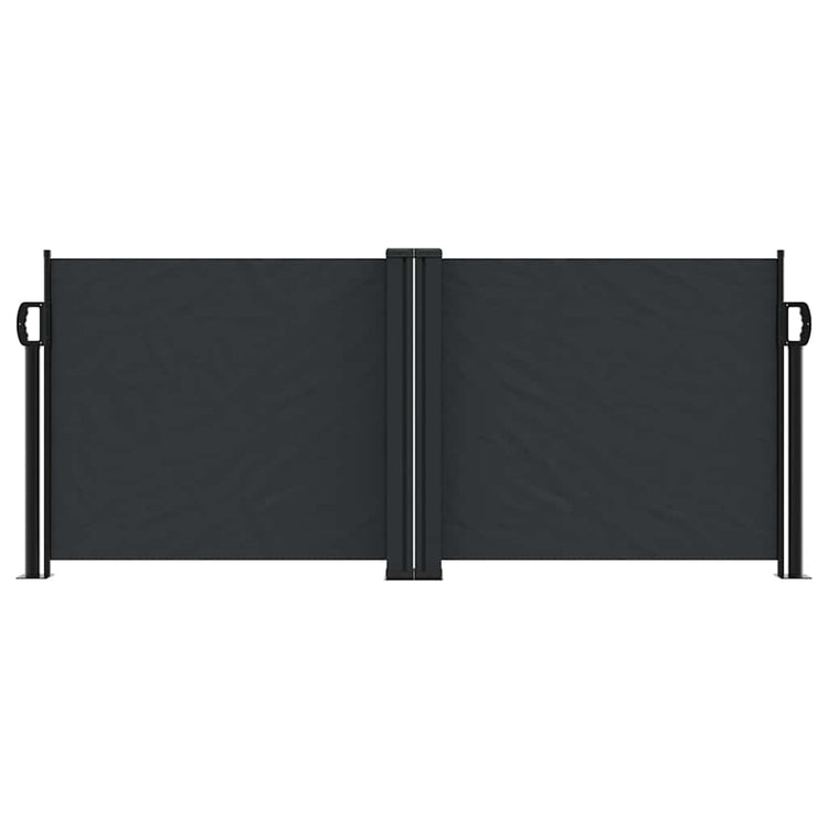 VIDAXL -Windschutzscheibe ausziehbar 100x1000 cm schwarz