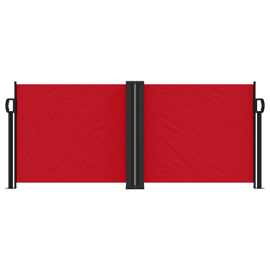 VIDAXL -Windschutzscheibe ausziehbar 100x1000 cm rot