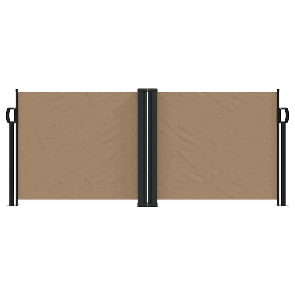 VIDAXL -Windschutzscheibe 100x1000 cm Taupe