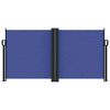 Vidaxl Windschutzscheibe ausziehbar 120x1000 cm blau
