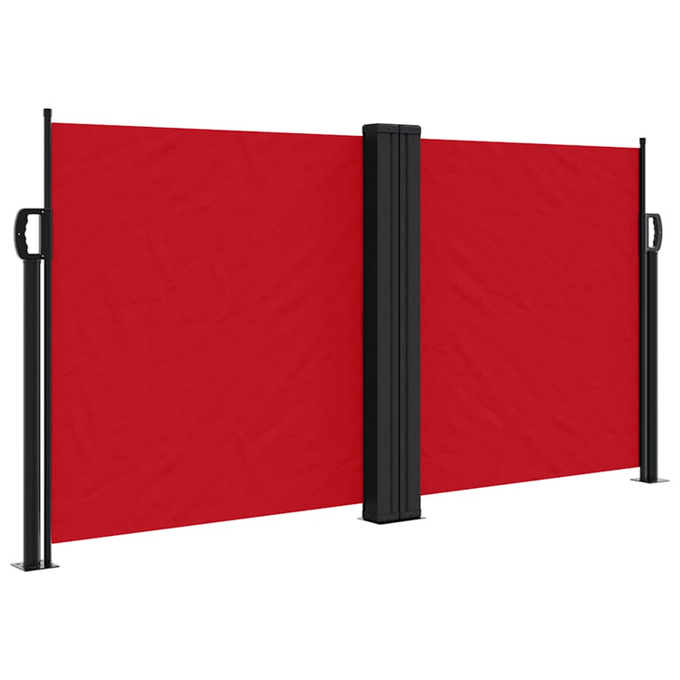 VIDAXL -Windschutzscheibe ausziehbar 120x1000 cm rot