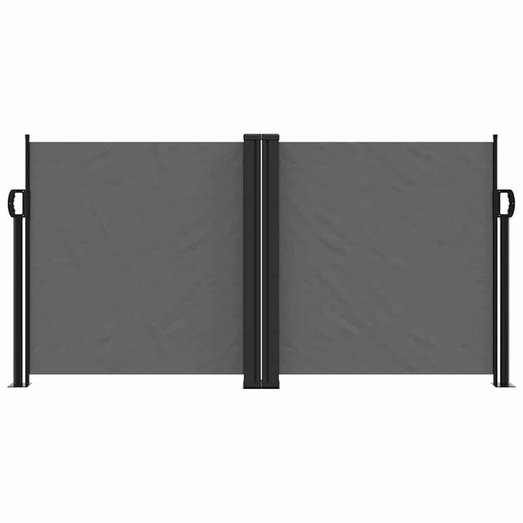 VIDAXL -Windschutzscheibe ausziffabel 120 x 1000 cm Anthrazit