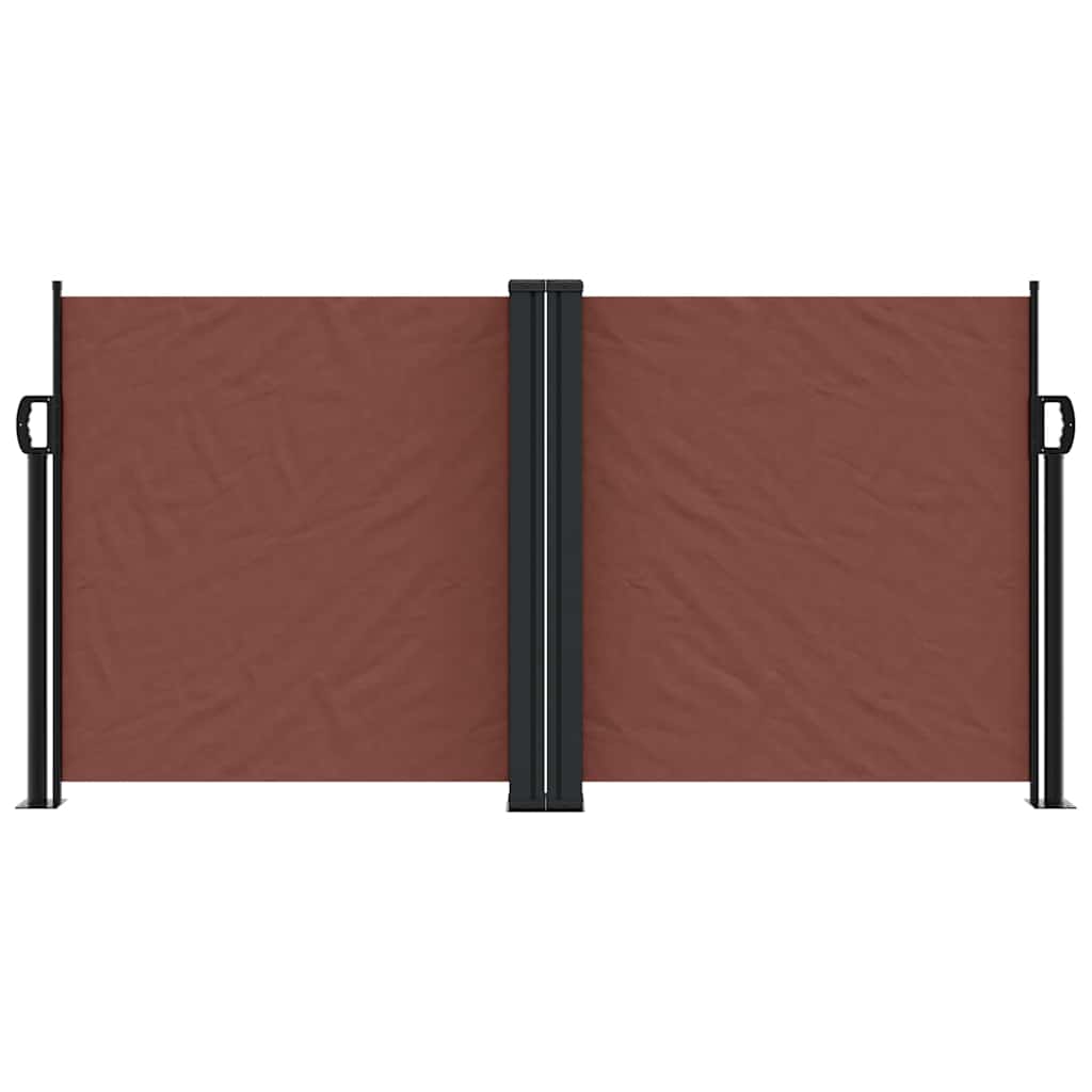 Vidaxl Windschutzscheibe ausziehbar 120x1000 cm Braun