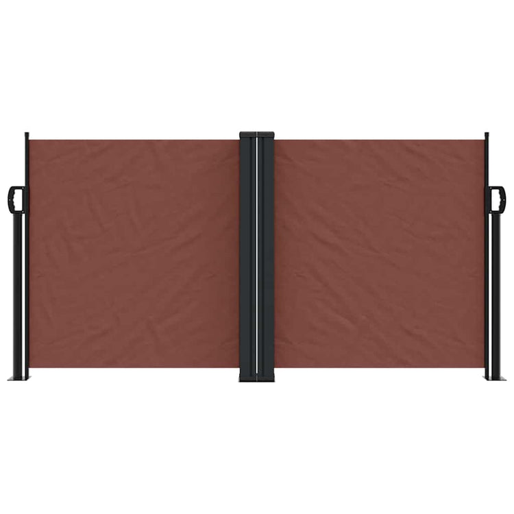 Vidaxl Windschutzscheibe ausziehbar 120x1000 cm Braun