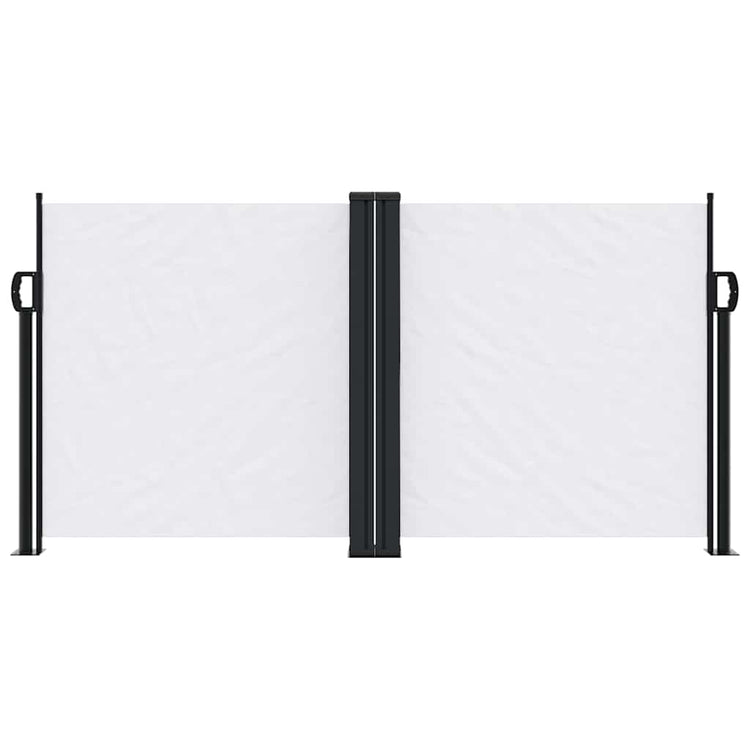Vidaxl Windschutzscheibe ausziehbar 120x1000 cm Weiß