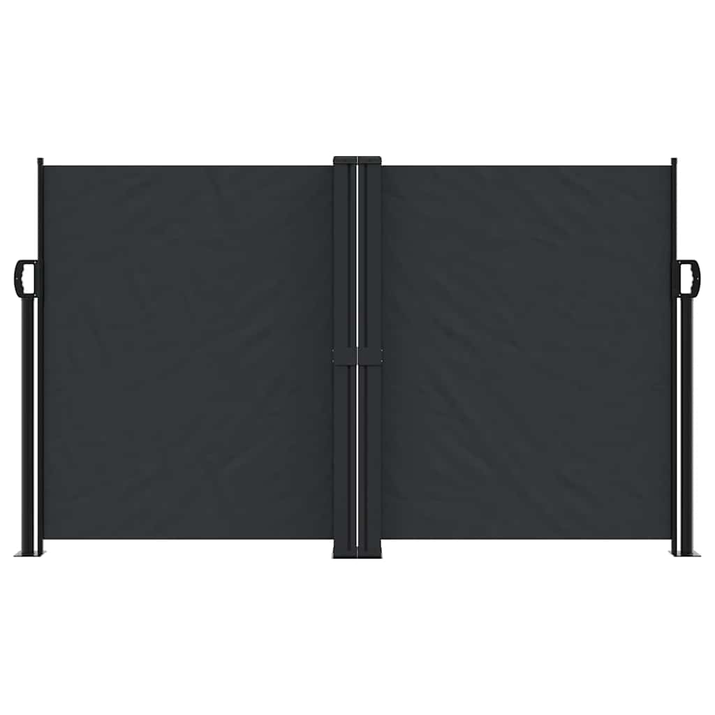 VIDAXL -Windschutzscheibe ausziffabel 140x1000 cm schwarz