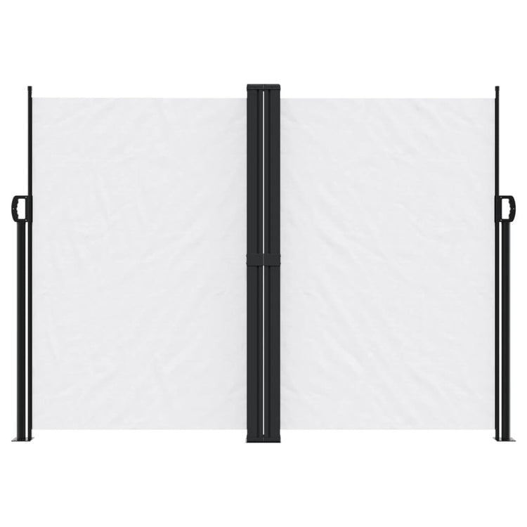 VIDAXL -Windschutzscheibe 180x1000 cm Weiß ausziehbar