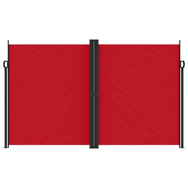 VIDAXL -Windschutzscheibe 200x1000 cm Rot ausziehbar