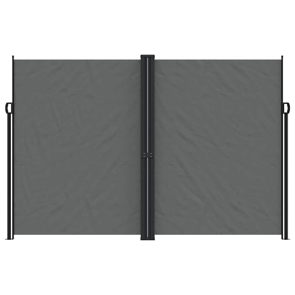 VIDAXL -Windschutzscheibe ausziell 220x1000 cm Anthrazit -geläutet