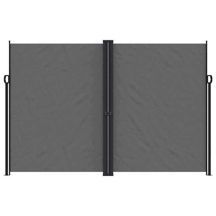 VIDAXL -Windschutzscheibe ausziell 220x1000 cm Anthrazit -geläutet