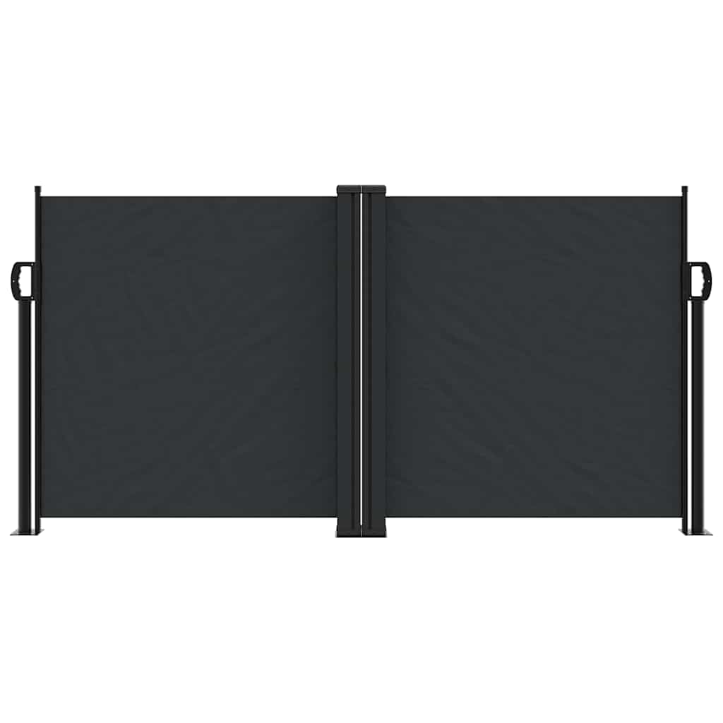 Vidaxl Windschutzscheibe ausziehbar 120x1200 cm schwarz