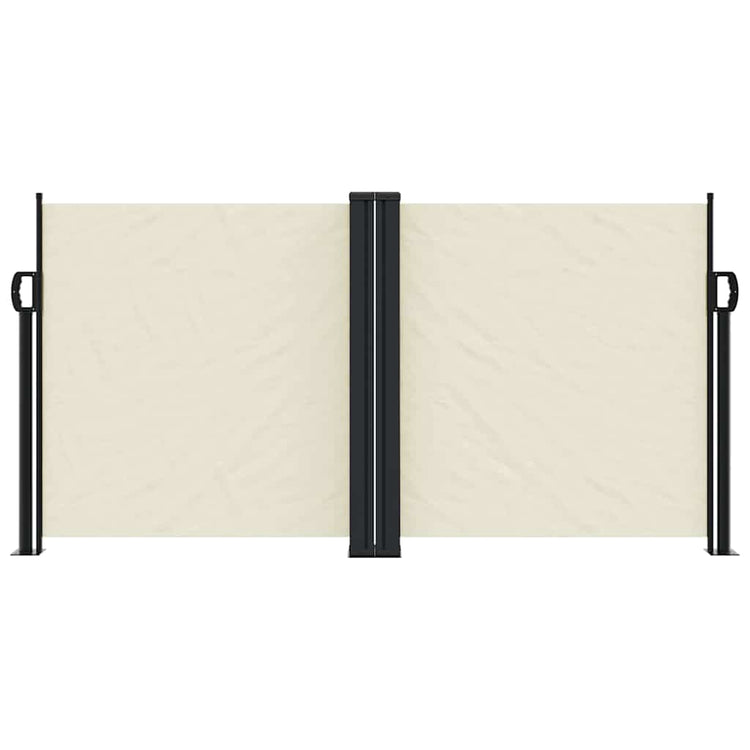 Vidaxl Windschutzscheibe ausziehbar 120x1200 cm creme -geläutet