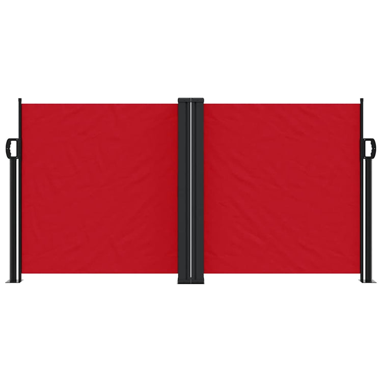 VIDAXL -Windschutzscheibe ausziehbar 120x1200 cm rot