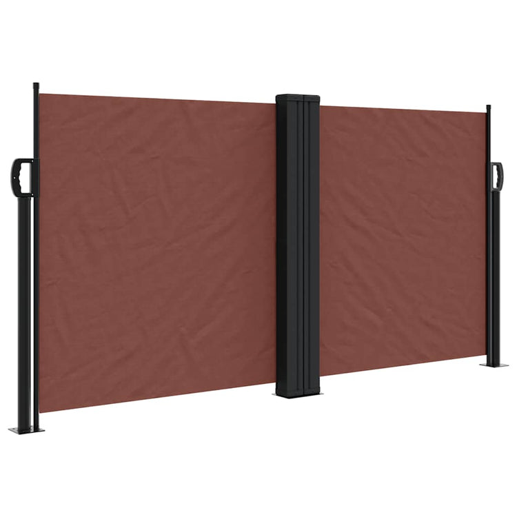 VIDAXL -Windschutzscheibe ausziehbar 120x1200 cm Braun