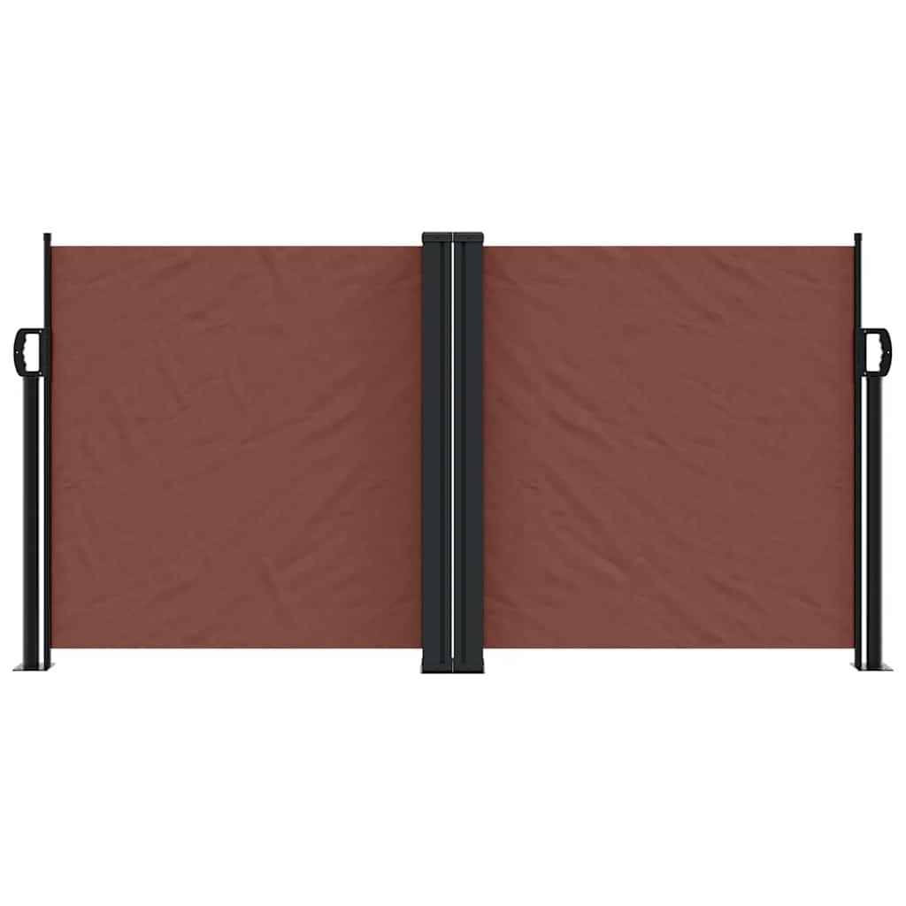 VIDAXL -Windschutzscheibe ausziehbar 120x1200 cm Braun