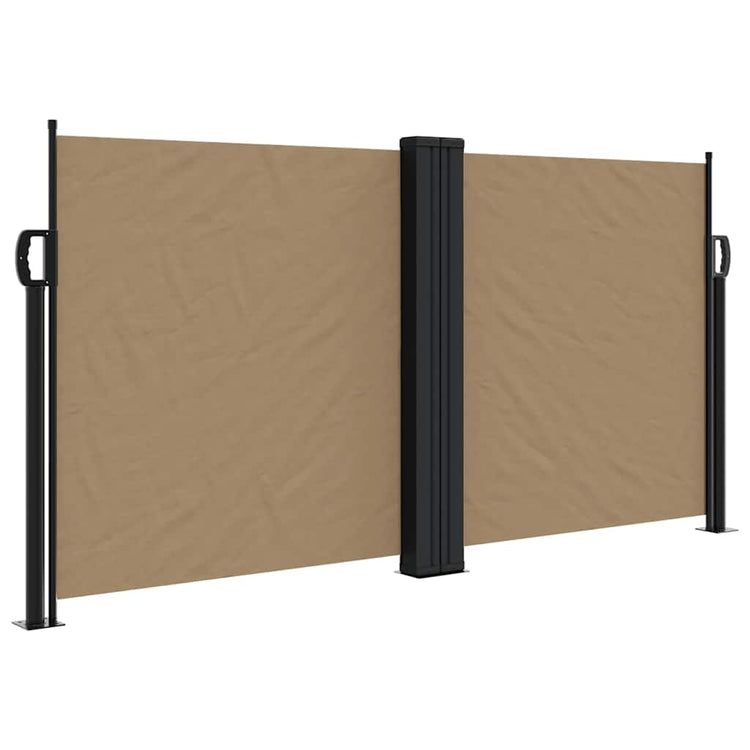 VIDAXL -Windschutzscheibe ausziell 120x1200 cm Taupe
