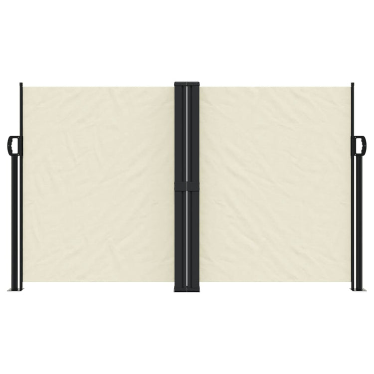 VIDAXL -Windschutzscheibe extendable 140x1200 cm cremefarben -gepflegt