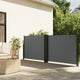 VIDAXL -Windschutzscheibe extendable 140 x 1200 cm Anthrazit -ausgelöst