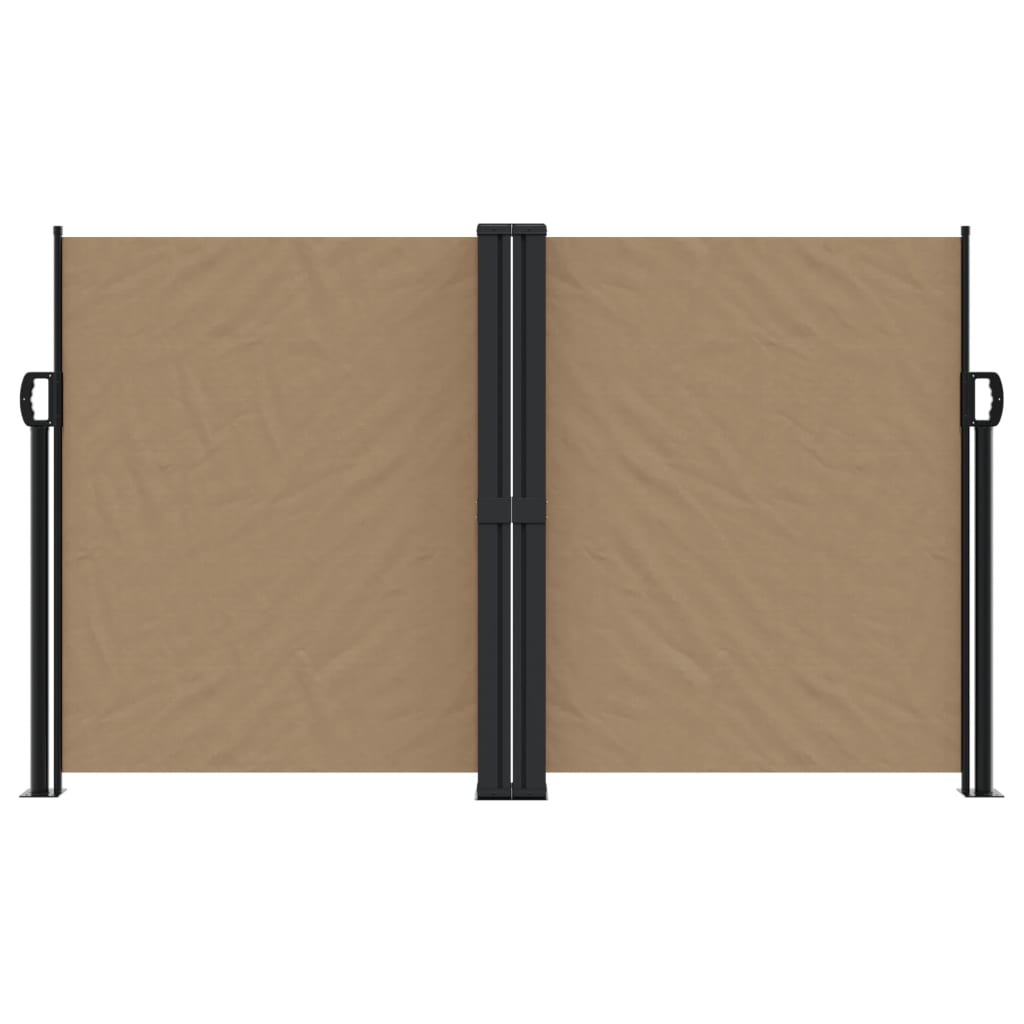VIDAXL -Windschutzscheibe 140x1200 cm Taupe