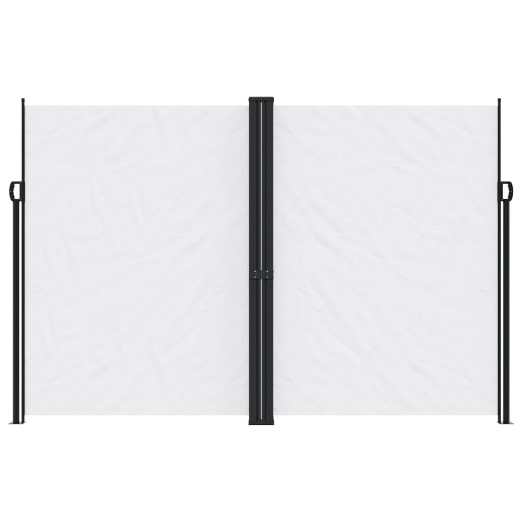 VIDAXL -Windschutzscheibe ausziehbar 220x1200 cm Weiß