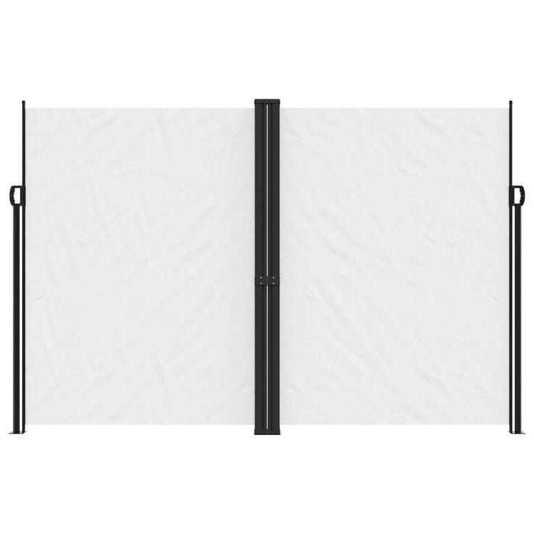 VIDAXL -Windschutzscheibe ausziehbar 220x1200 cm Weiß