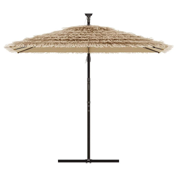 VIDAXL -Parasol mit Stahlpol 246x246x230 cm Braun