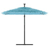 Vidaxl -Parasol mit Stahlpol 246x246x230 cm Blau