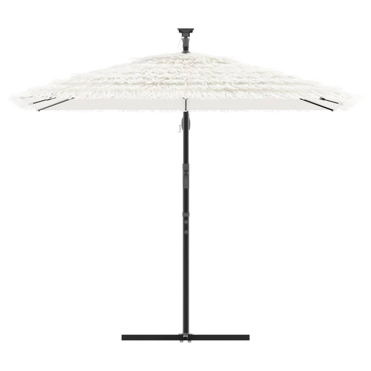 VIDAXL -Parasol mit Stahlpol 246x246x230 cm Weiß