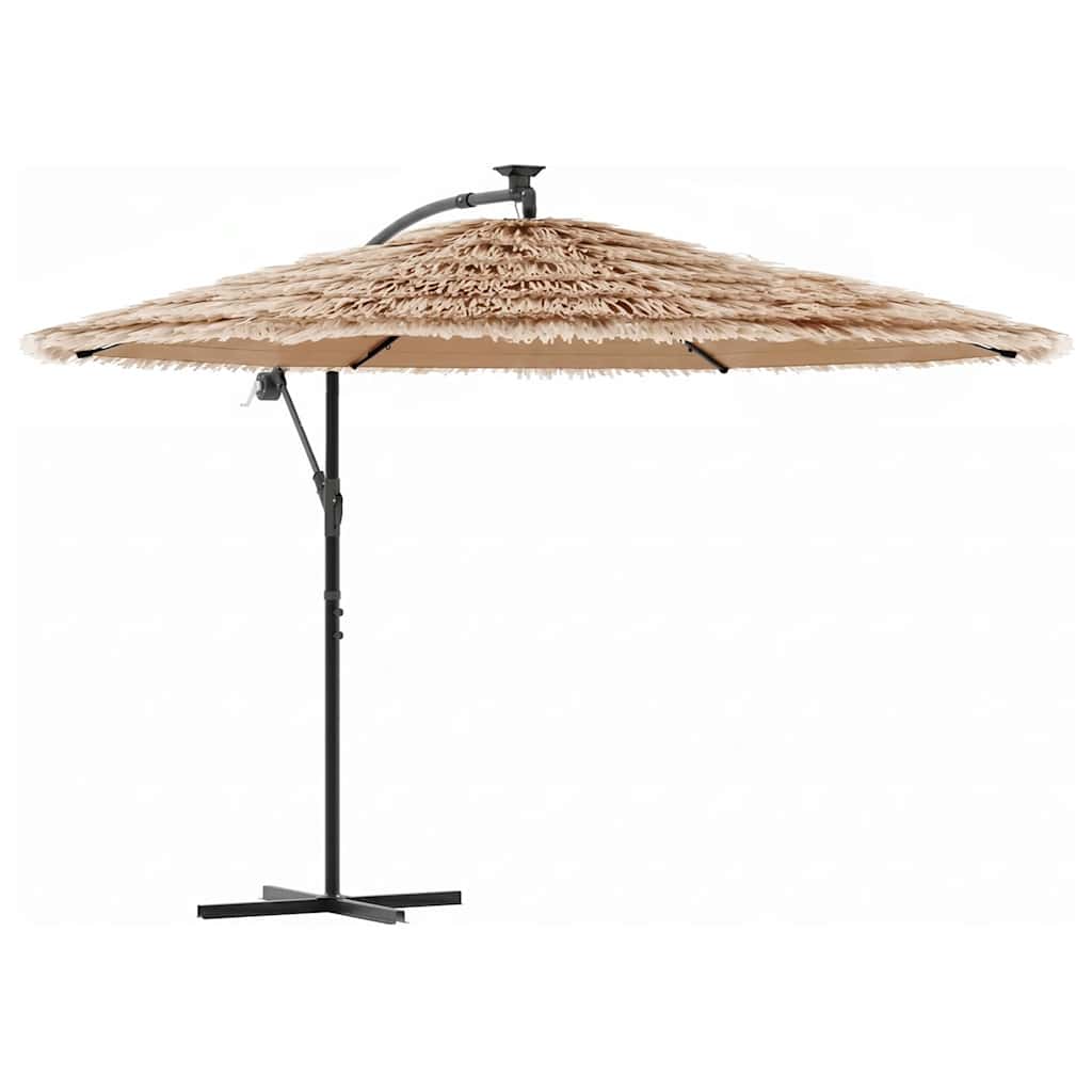 Vidaxl -Parasol mit Stahlpol 269x269x235 cm Braun