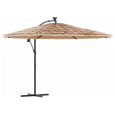 Vidaxl -Parasol mit Stahlpol 269x269x235 cm Braun