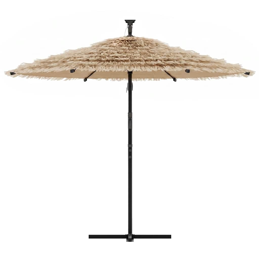 Vidaxl -Parasol mit Stahlpol 269x269x235 cm Braun