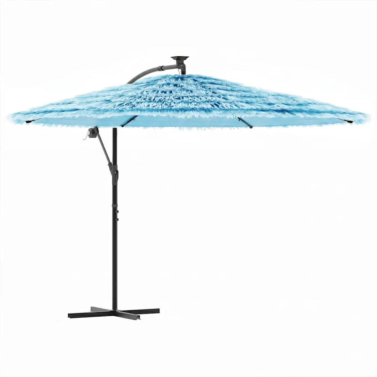 VIDAXL -Parasol mit Stahlpol 269x269x235 cm Blau