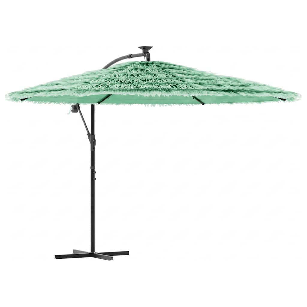 Vidaxl -Parasol mit Stahlpol 269x269x235 cm Grün