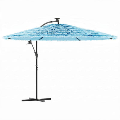 Vidaxl -Parasol mit Stahlpol 290x290x238 cm Blau